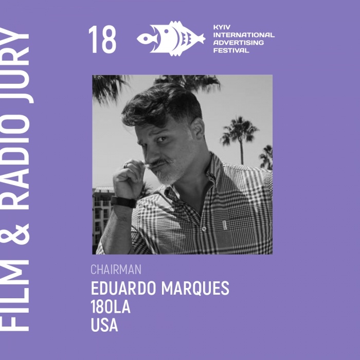 Eduardo Marques з 180LA став Головою журі Film & Radio на 18-му КМФР