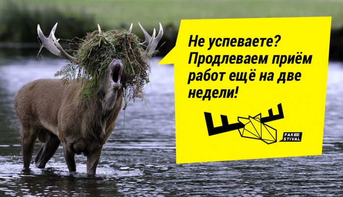 Прием конкурсных работ на VII-й международный фестиваль креатива без границ Фейкстиваль продлен до 13 августа включительно!