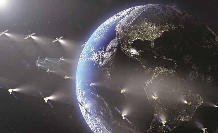 SES и Thales достигли рекордной скорости и улучшенного покрытия с помощью интегрированных сетей GEO/MEO, подняв планку стандартов подключения на борту самолета