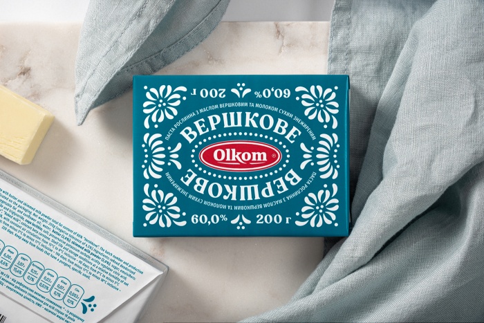 Студія Юрка Гуцуляка створила дизайн пакування для лінійки спредів Olkom.