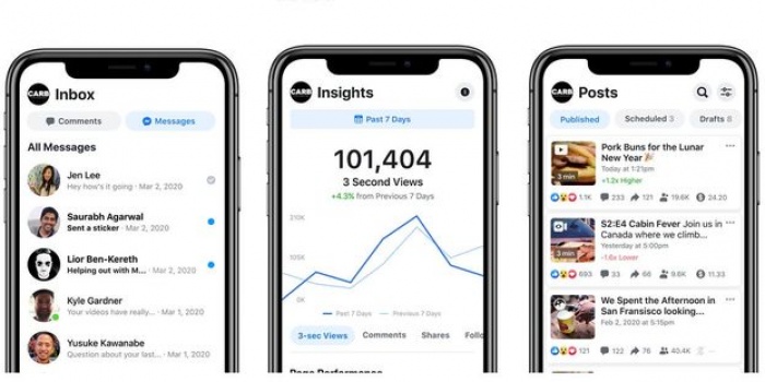 Facebook запустил новое приложение для Creator Studio