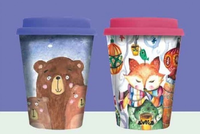Опять удивляет: WOG выпустил вторую зимнюю коллекцию стаканчиков с рисунками детей 