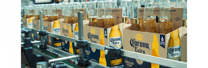 Corona Extra запустила в производство экологичную упаковку из ячменя