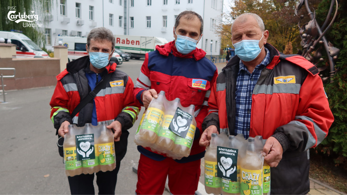 Carlsberg Ukraine спрямовує благодійну допомогу в українські фудбанки